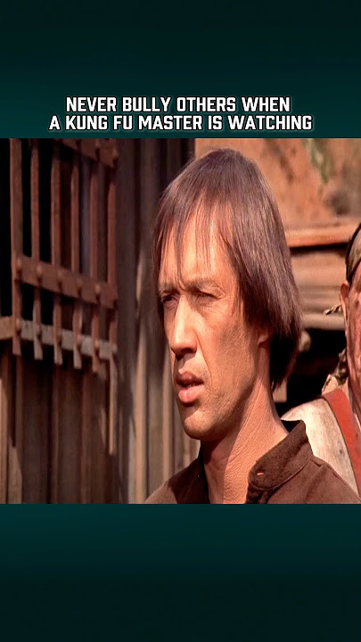 Never bully others when a kung fu master is watching | Kwai-Chang Caine 🔥#movie #kungfu