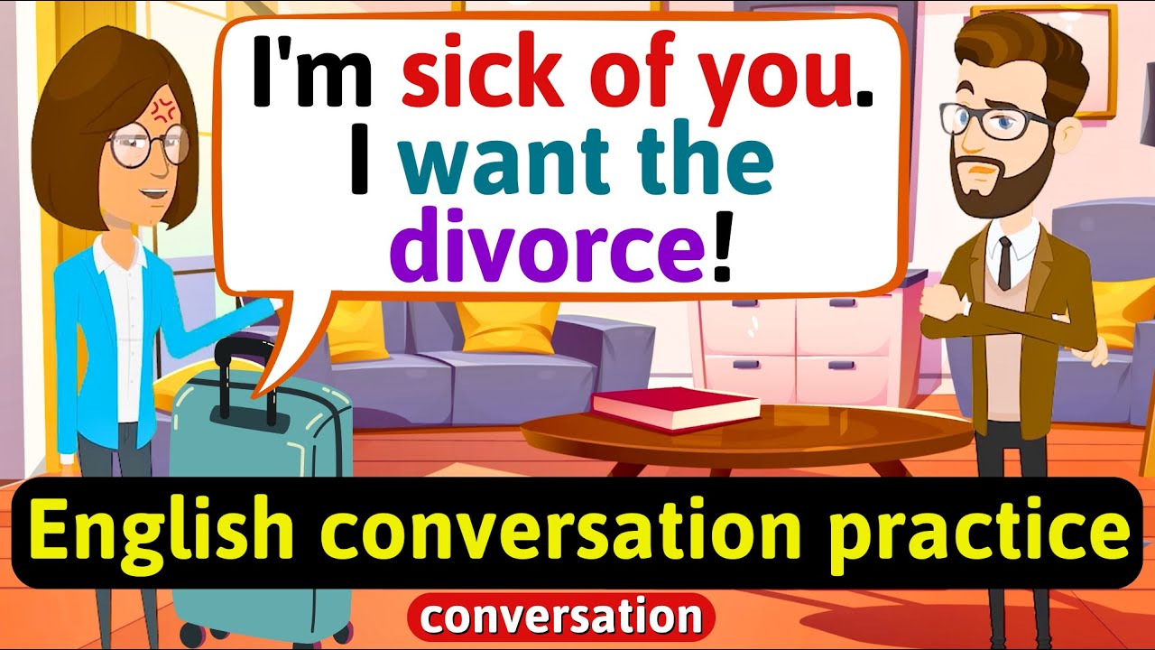 Practice English Conversation (My husband's lover) Improve English Speaking Skills