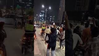 car vs police hi-tech City Hyderabad