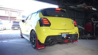 AUTO WORK'S R マフラー中間ストレート製作】スズキ スイフト