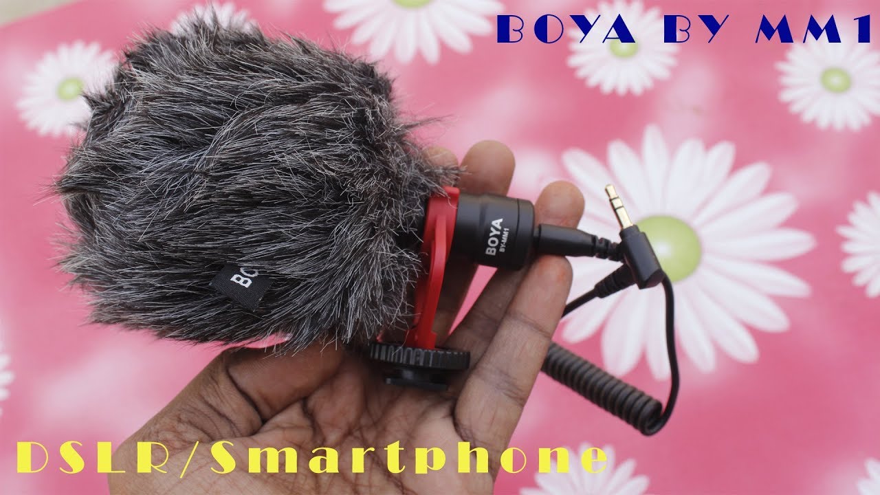 BOYA BY MM1 Microphone Best Mic for DSLR/ Smartphone Without