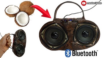 coconut shell craft | how to make a coconut shell bluetooth speaker | coconut shell craft ideas |