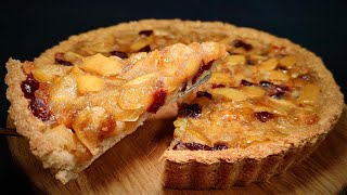 I don't eat sugar! The famous American pie without sugar and without dairy! Healthy dessert!