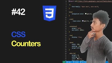 CSS Counters || Beginners in-depth guide to CSS || Part 42 (With Notes)