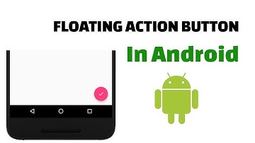 How to add floating action button in android studio | Floating Action Buttons