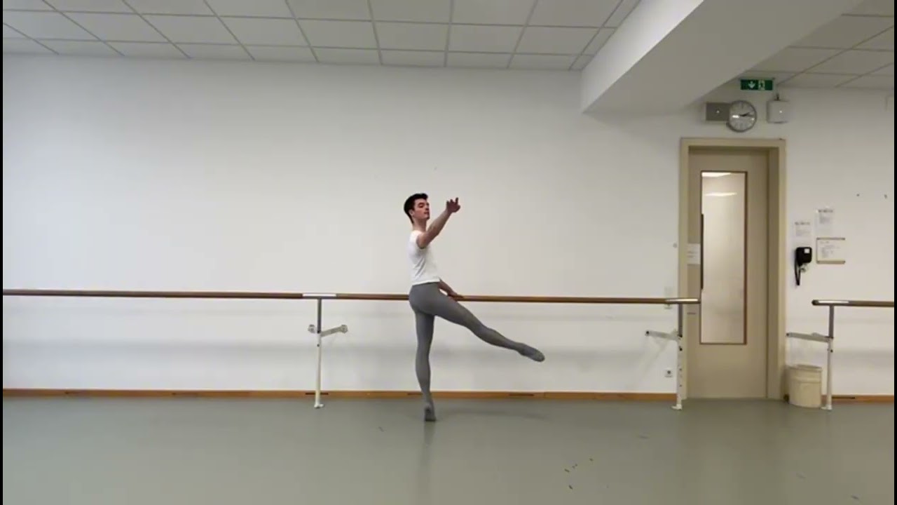 ballet class work ,solo varietion