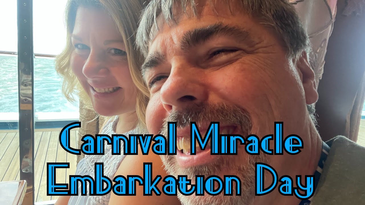 Carnival Miracle 2021 Alaska - Embarkation Day - Seattle to Alaska