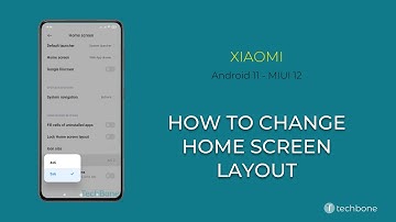 How to Change Home screen Layout - Xiaomi [Android 11 - MIUI 12]