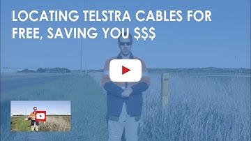 Locating Telstra cables for free, saving you $$$