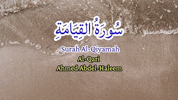 سورة القيامة كاملة | تلاوة مؤثرة جدًا تدمع لها العيون – ترتيل خاشع يريح القلب