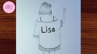 How To Draw Lisa Drawing Step By Step Drawing Easy Drawing