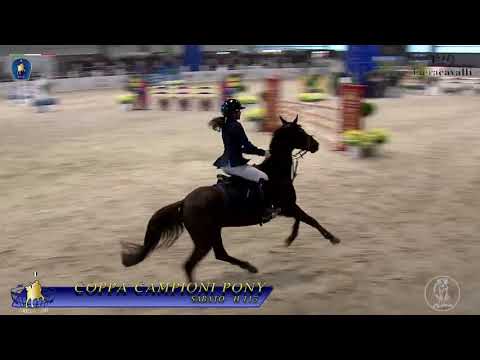 ZOE TOMASSINI FINALE COPPA CAMPIONI PONY FIERA CAVALLI VERONA 2018