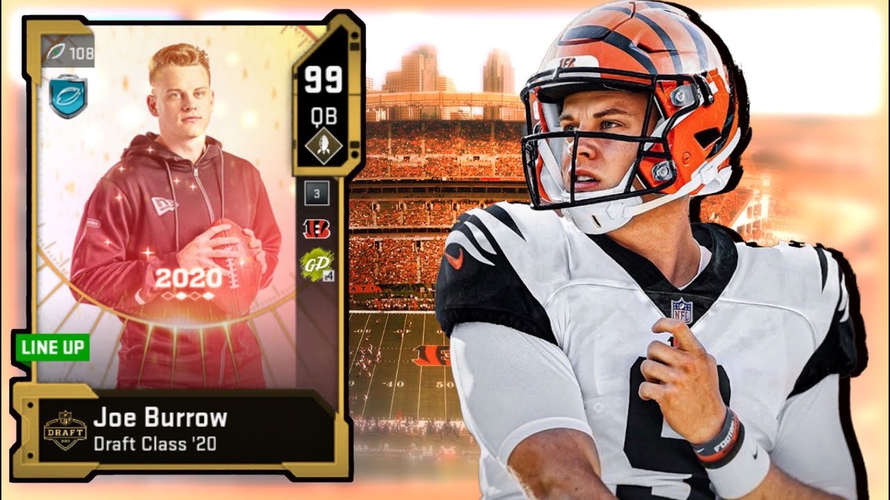 99 OVERALL JOE BURROW FIRST LOOK! #1 PICK NFL DRAFT PROMO MADDEN 20