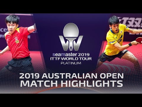 Wang Chuqin vs Maharu Yoshimura | 2019 ITTF Australian Open Highlights (Pre)