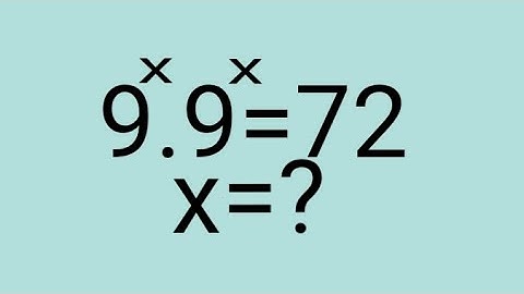 Italy l Can you solve for x?? l Olympiad mathematics