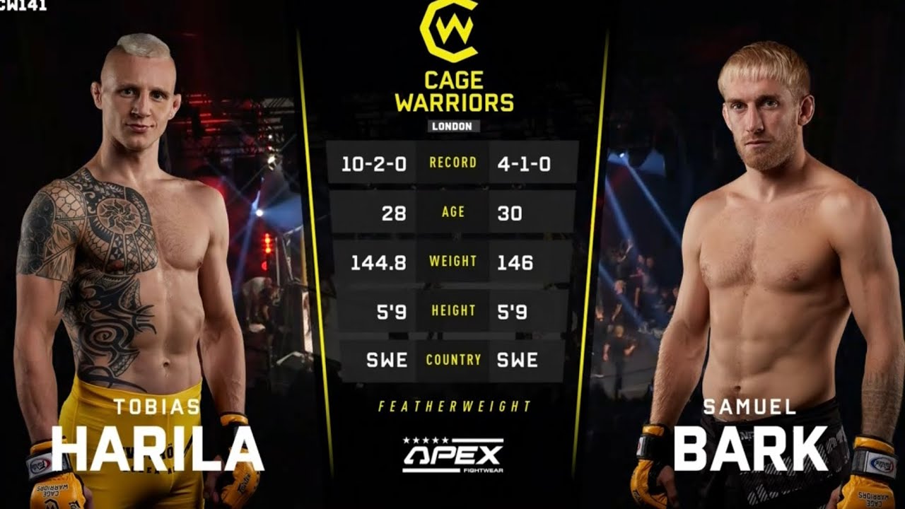 CW 141: Samuel Bark vs Tobias Harila