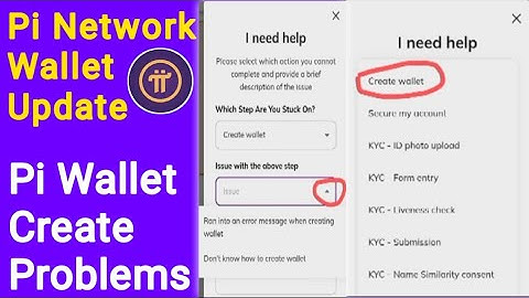 Pi Network Wallet Update | Pi Wallet Create Problems