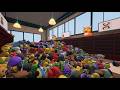 散乱した大量のアヒルを棚に並べるだけのゲーム「Sort Them Ducks」