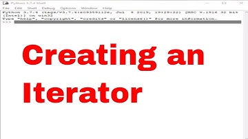 PYTHON TUTORIAL: CREATING AN ITERATOR|ITERATOR IN PYTHON[WITH EXAMPLE]