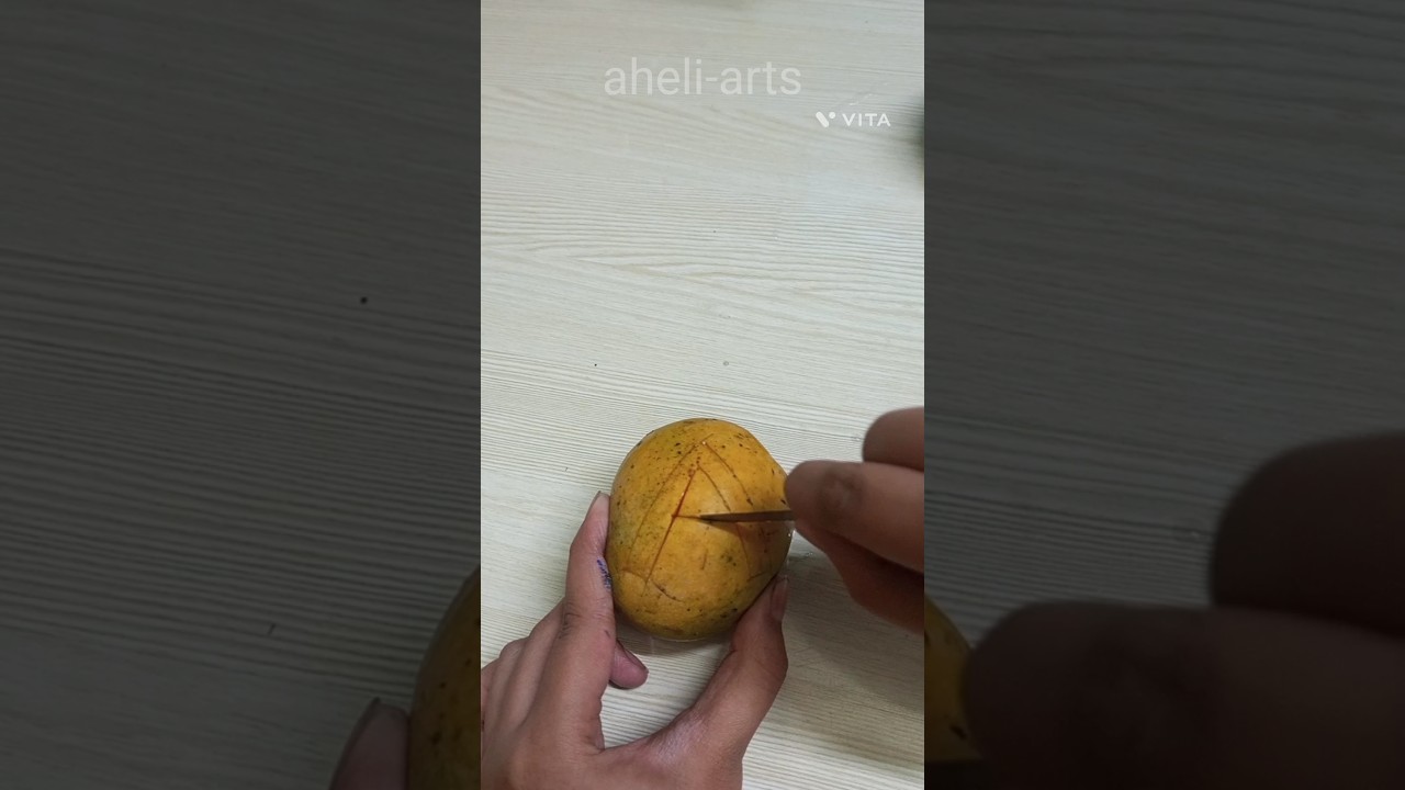 mango cutting latter A 