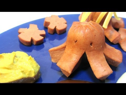 Receta: pasta con salchichas (creativo)... ideal para niños/as ...