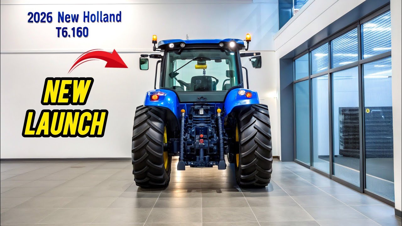 Трактор New Holland T6.160 2026 года | Интеллектуальная система электропитания для современного с...