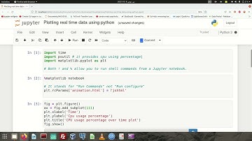 Plotting real time data in python