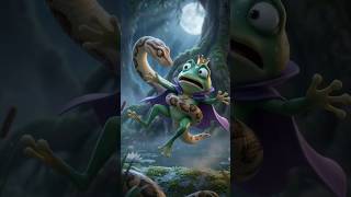 मूर्ख मेंढक और साँप की कहानी 🐸🐍 | panchtantra story in hindi | frog and snake story | moral story |