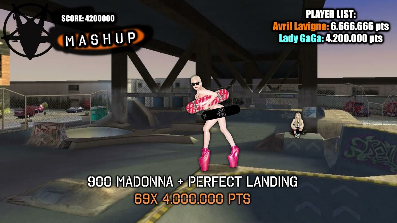 MASHUP - 900 Madonna Perfect Landing (Lady Gaga vs. Avril Lavigne)