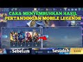 CARA MENYEMBUHKAN HASIL PERTANDINGAN MOBILE LEGENDS - CARA SEMBUNYIKAN HASIL PERTANDINGAN ML