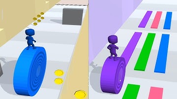 Layers Roll! Rolling Gameplay! Very Satisfying and Relaxing ASMR Games