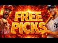 MLB Picks Today Wednesday 4/8/2026 | (5-0 RUN🔥) Free MLB Best Bets, Player Props
