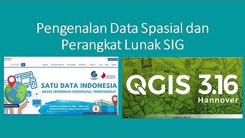 #2 Pengenalan  Data Spasial dan Perangkat Lunak SIG II BelajarSIG