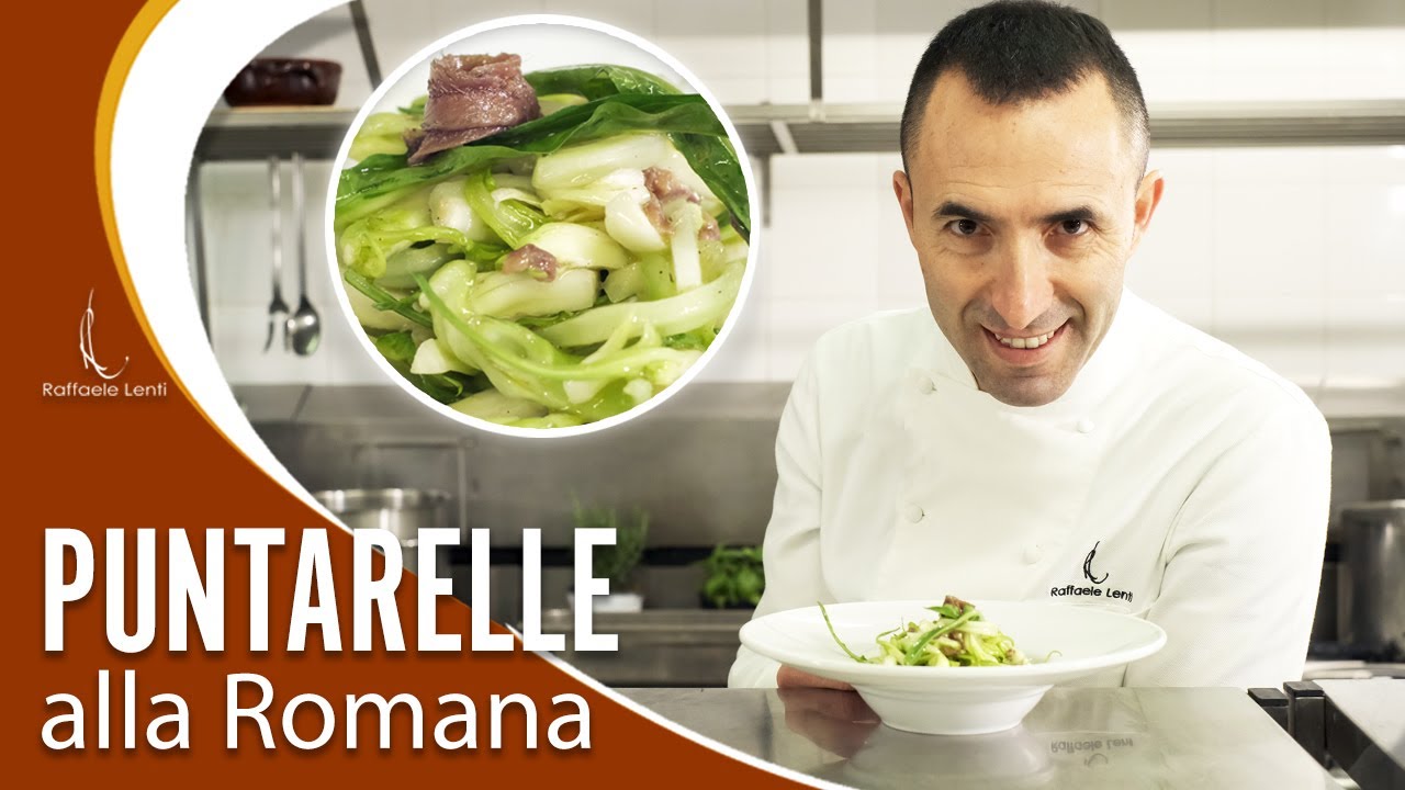 Insalata di puntarelle alla Romana - La vera ricetta dello Chef Raffaele Lenti