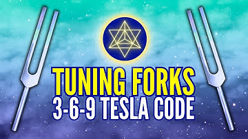 9 HOURS Tuning Forks 369 Hz + 396 Hz + 639 Hz + 963 Hz 😴 Nikola Tesla
