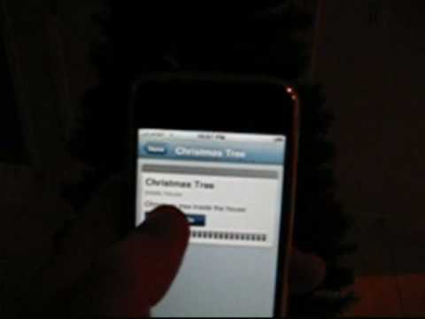 iPhone Remote Control Christmas Lights - YouTube
