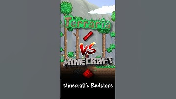 Redstone Vs Wiring, who wins? #terraria #minecraft #redstone#gaming #wiring #Minecraftvsterraria