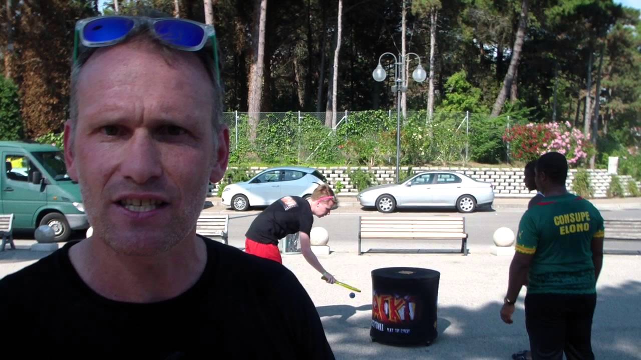 Wackitball, one of the new demonstrative sports at WSG2015