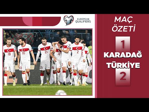 ÖZET | Milli Takımımız Play-off'larda! | Karadağ 1-2 Türkiye | 2022 Dünya Kupası Elemeleri