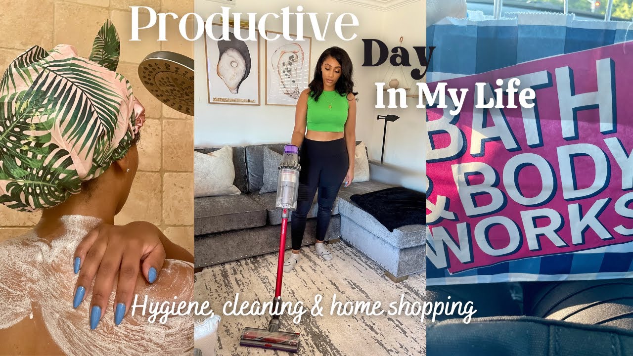 My Life Clean Set A Productive Day In My Life ♡ | Cleaning house, hygiene self care, home ...
