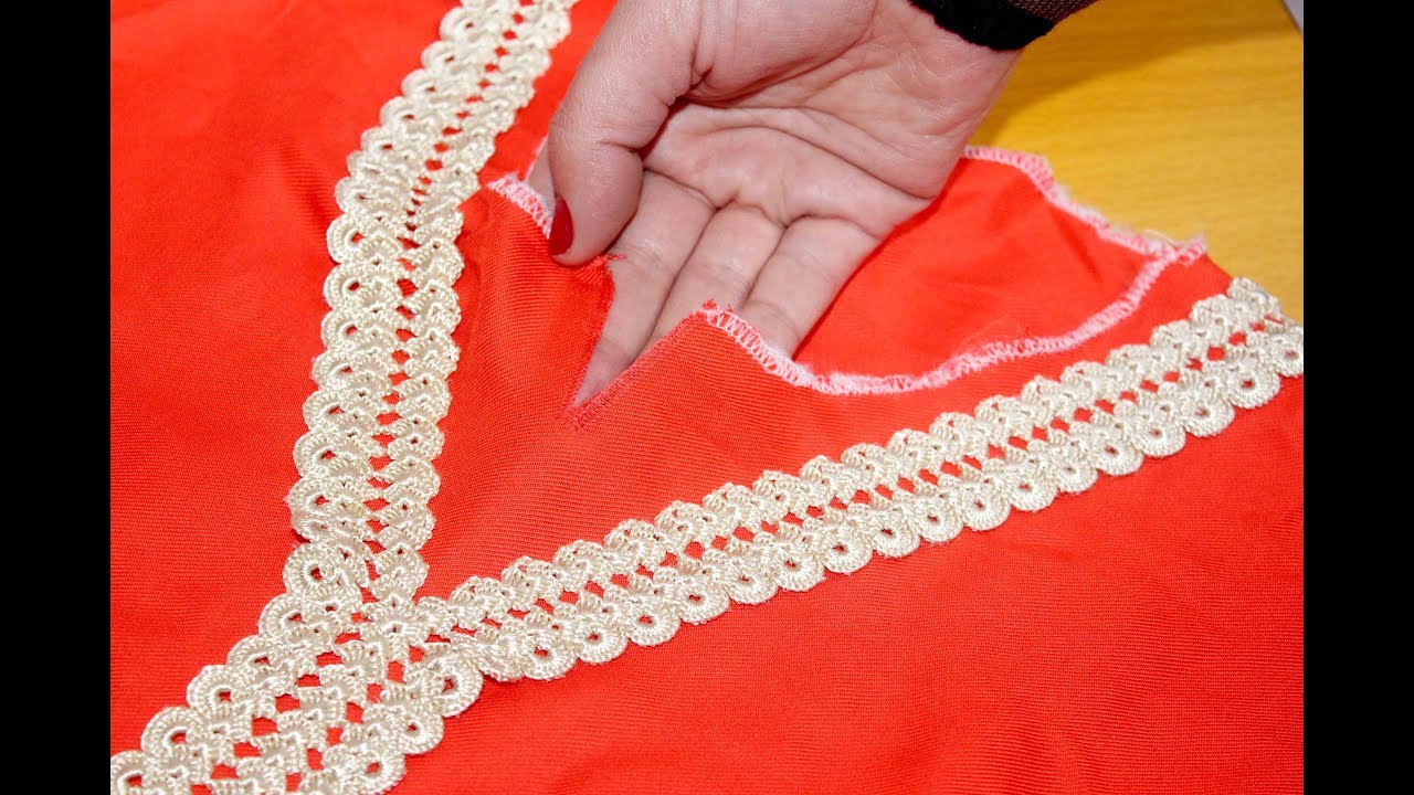 كيفاش تقطعي كول V فالقفطان او البيجامة/ الجزء 1