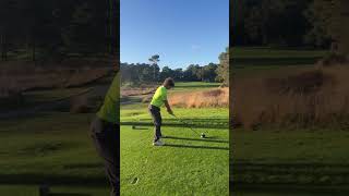 Bombing drives in a break 50 challenge #golf #golfswing #golftips #playbettergolf #golfing #break50