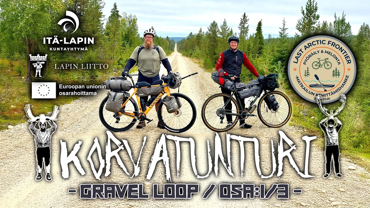 Сага о Восточной Лапландии / Arctic by Cycle: Гравийный маршрут Корватунтури - часть 1/3 - Качаемся.