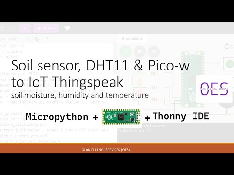 Soil sensor, DHT11 & Raspberry Pi Pico W