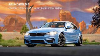 Killer Spec: 2016 BMW M3 6spd Tour & Drive