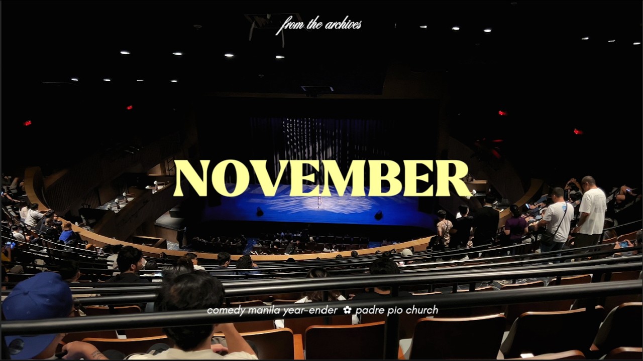 archives: november | comedy manila year-ender & padre pio church visit