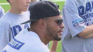 Cowboys QB Prescott Hosts Kids At North Texas Football Camp