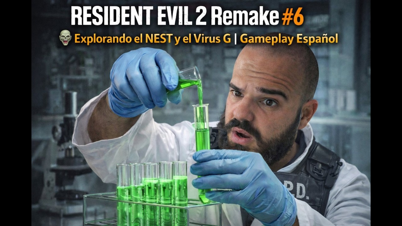 Resident Evil 2 Remake #6 🧟‍♂️ Explorando el NEST y el Virus G | Gameplay Español
