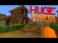 I Built a HUGE Farm in a Minecraft SMP!