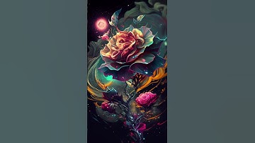 Explore the Unique World of Galaxy Floral Arrangements | Midjourney Top Prompts | AI Generated Art